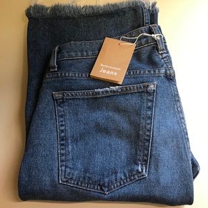 MSRP $128 Reformation Cropped Flood Jeans, Size 30